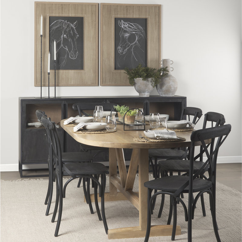Mercana Oval Dining Table & Reviews Perigold